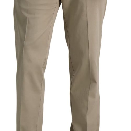 Men's Iron Free Premium Khaki Straight Fit Flat Front Flex Waistband Casual Pant