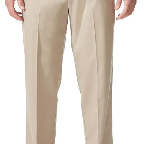 Men's Relaxed Fit Comfort Khaki Pants